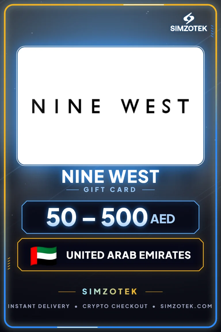 Dárková karta Nine West (Spojené arabské emiráty)