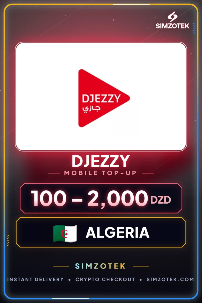 Djezzy Prepaid Credit (Alžyras)