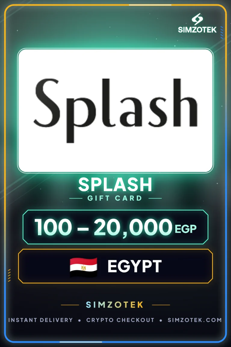 Splash Geschenkkarte (Ägypten)