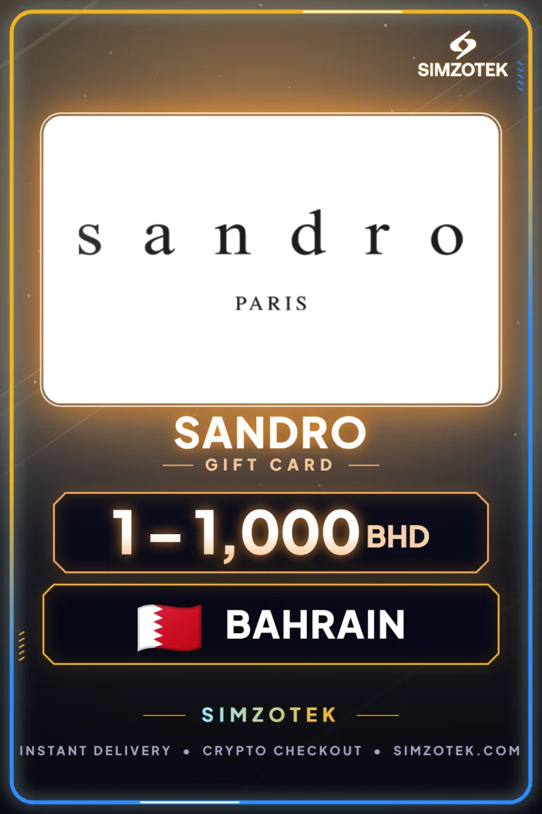 Tarjeta de regalo Sandro (Baréin)