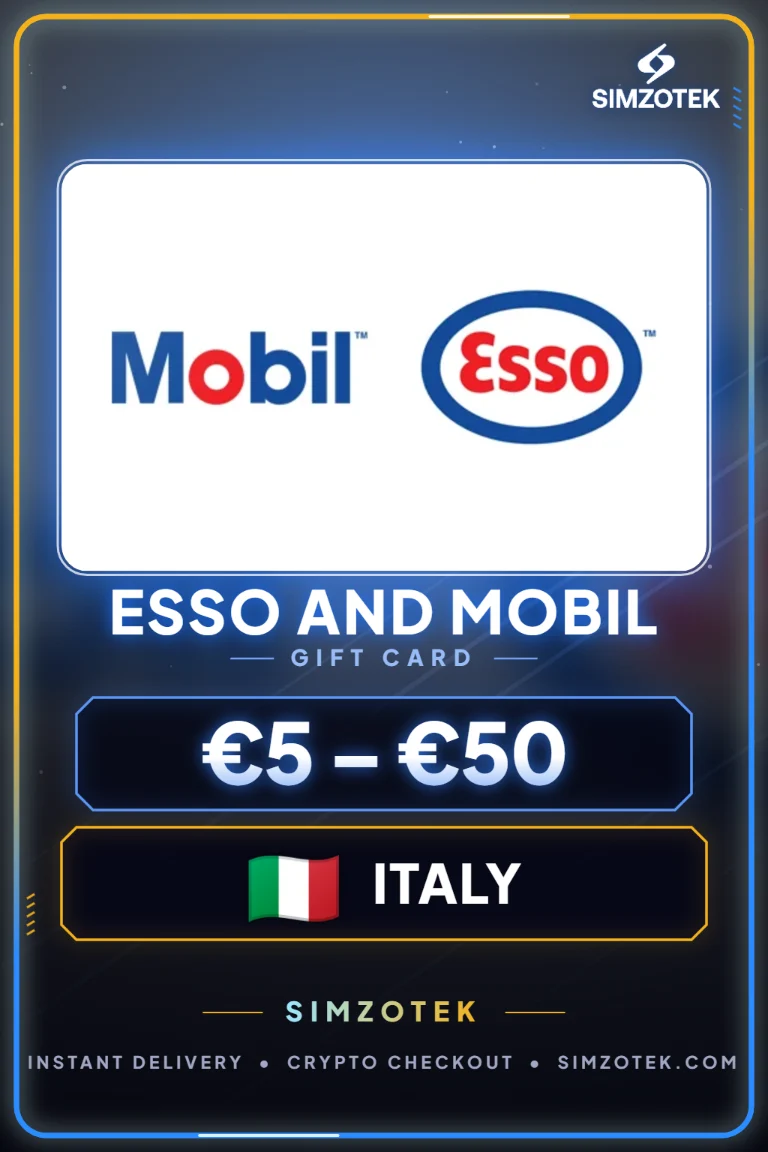 Carta regalo Esso and Mobil (Italia)
