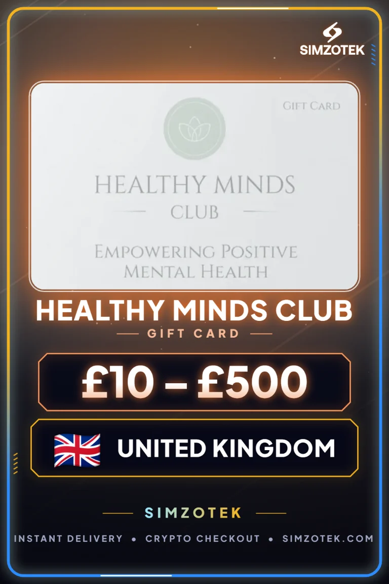 Healthy Minds Club Gift Card (United Kingdom)