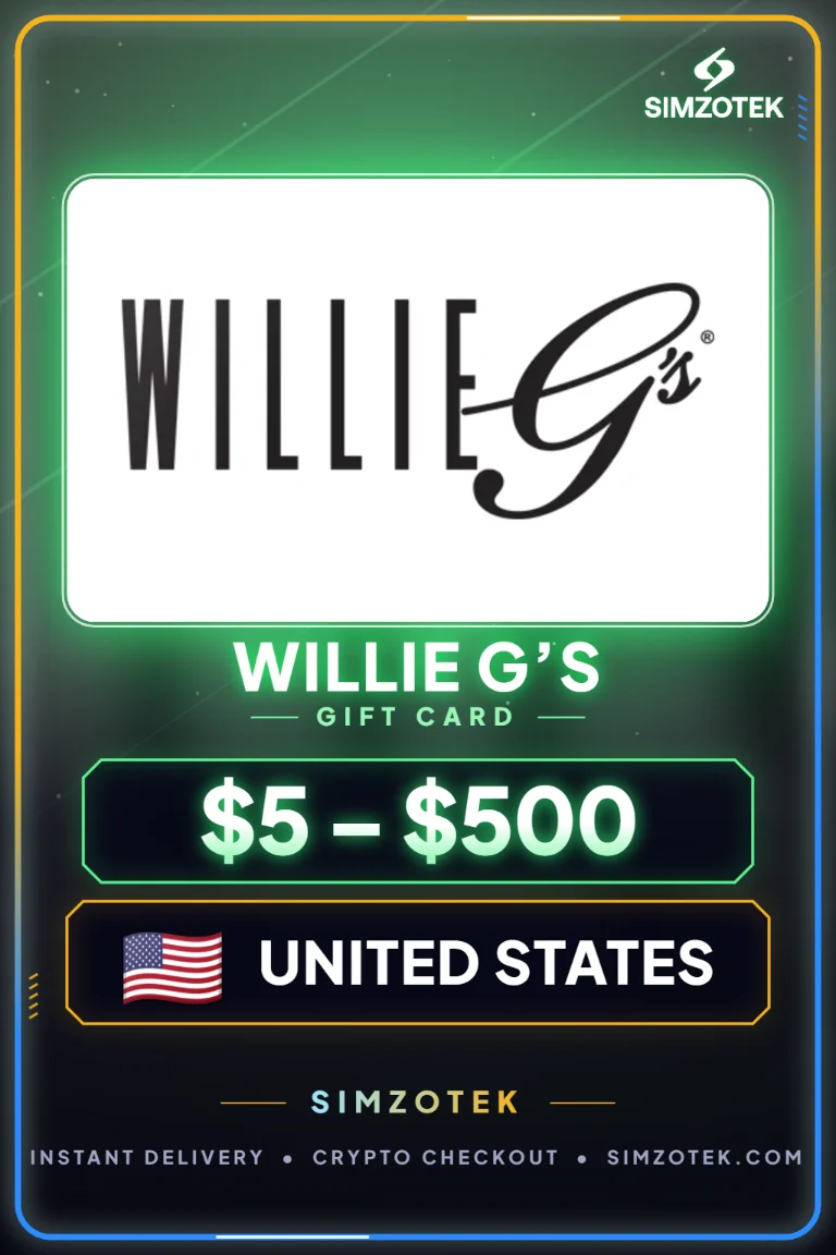 Willie G’s 기프트카드 (미국)