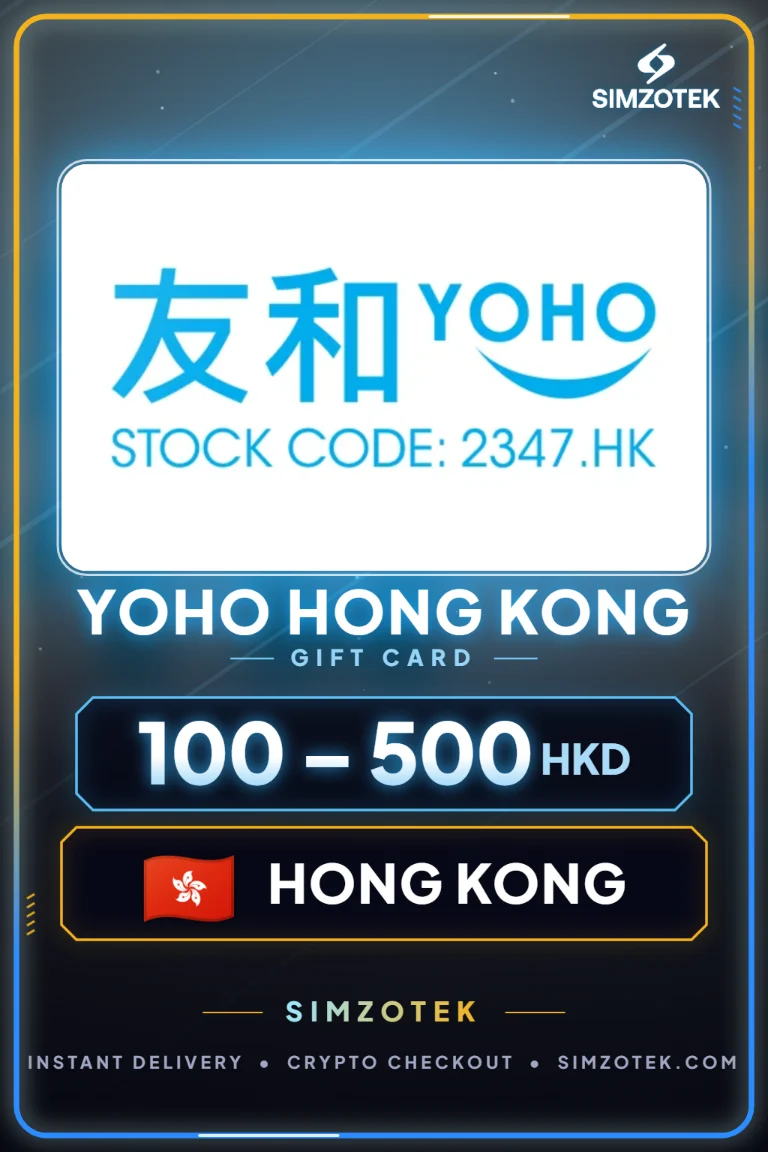 Yoho Hong Kong Geschenkkarte (Hong Kong)