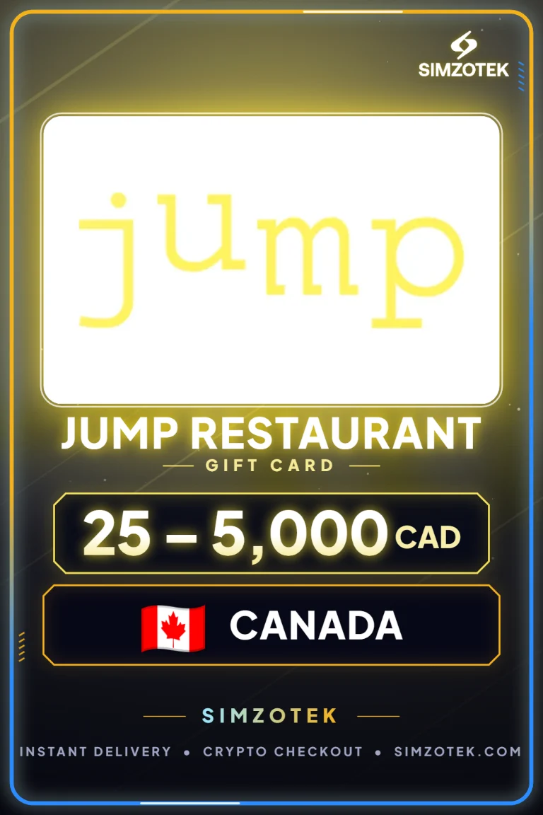 บัตรของขวัญ Jump Restaurant (แคนาดา)
