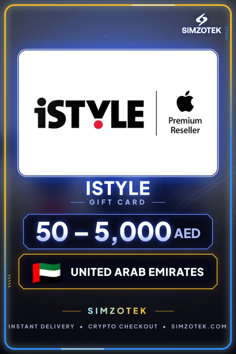 Karta podarunkowa iSTYLE (Zjednoczone Emiraty Arabskie)