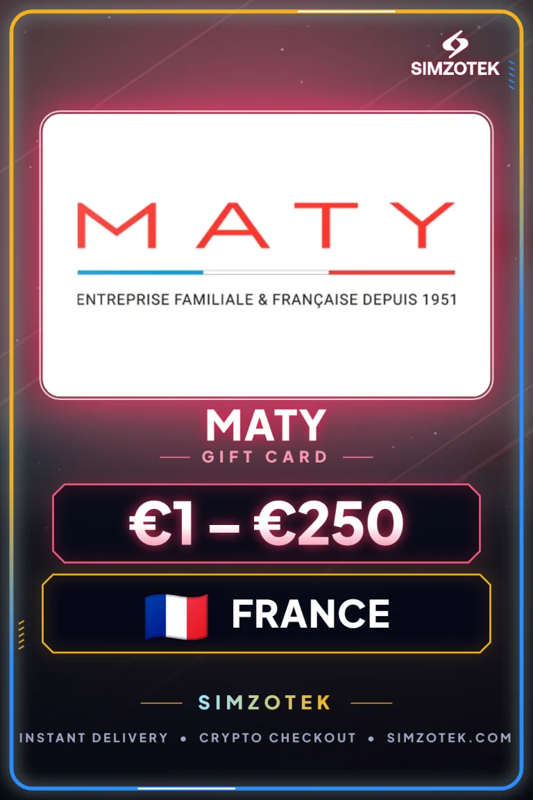 Karta podarunkowa MATY (Francja)