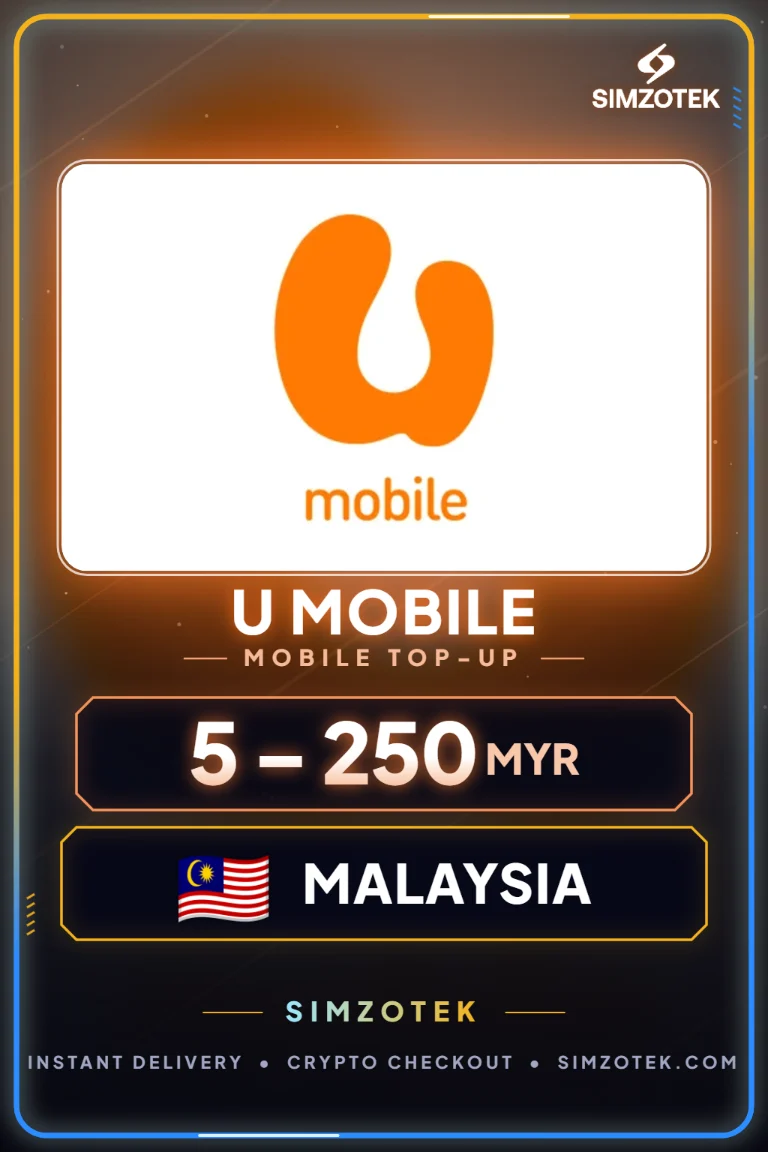 เติมเงินมือถือ U Mobile (มาเลเซีย)