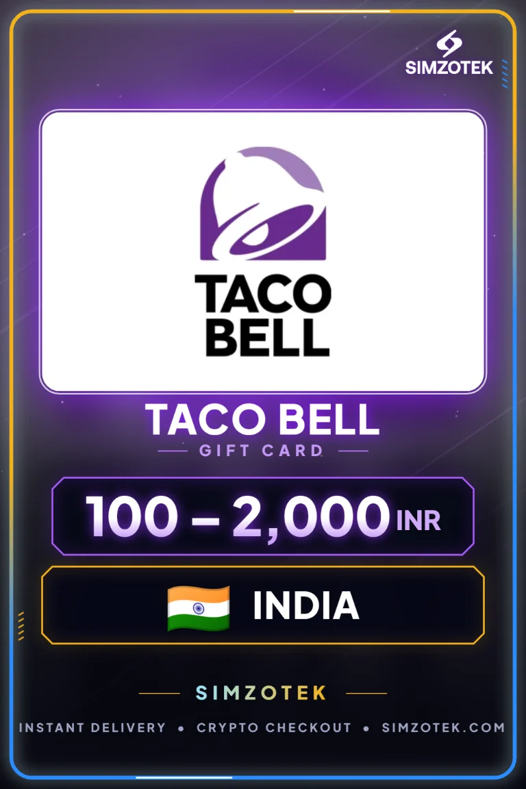 Taco Bell Gift Card (India)