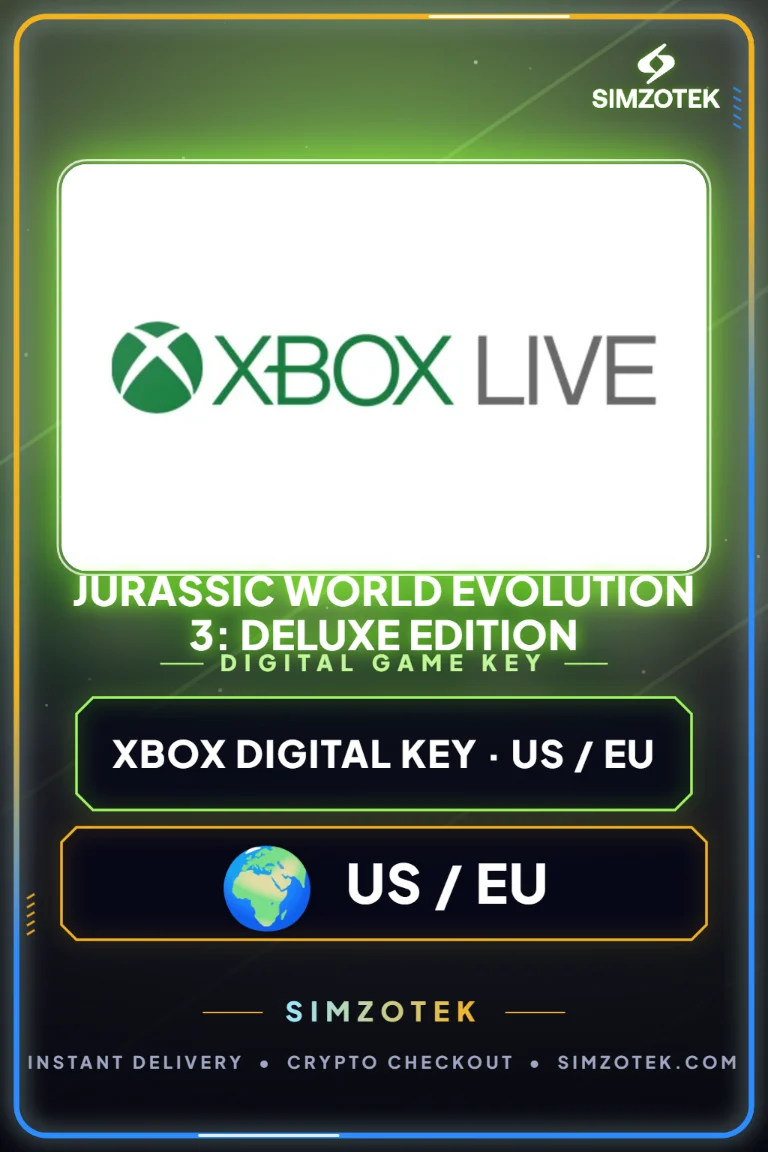 Jurassic World Evolution 3: Deluxe Edition - Xbox Digital Key