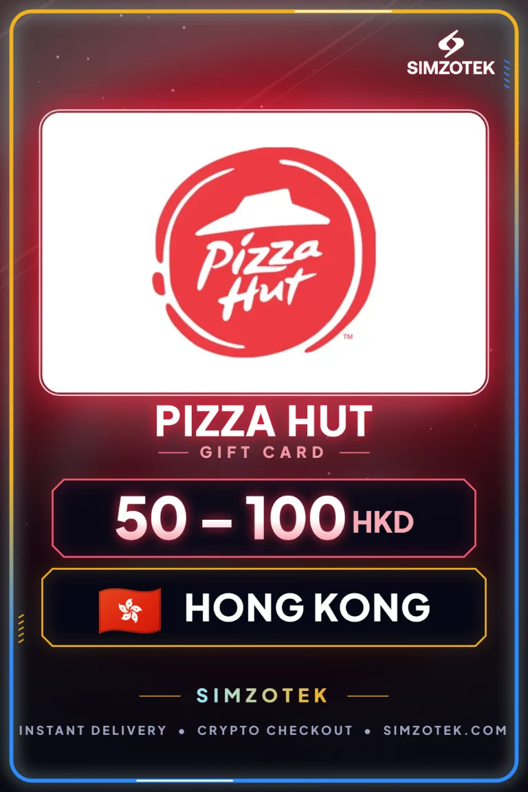 Dárková karta Pizza Hut (Hong Kong)