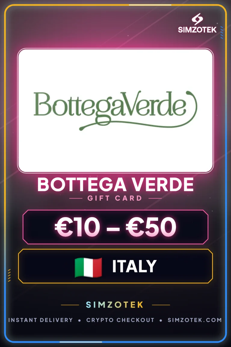 Dárková karta Bottega Verde (Itálie)