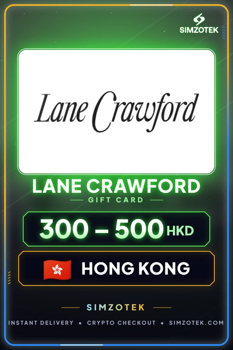 บัตรของขวัญ Lane Crawford (Hong Kong)