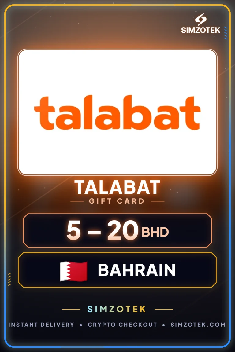 Karta podarunkowa Talabat (Bahrajn)