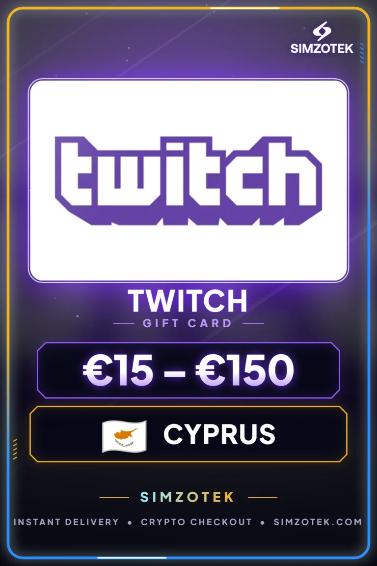 Carta regalo Twitch (Cipro)
