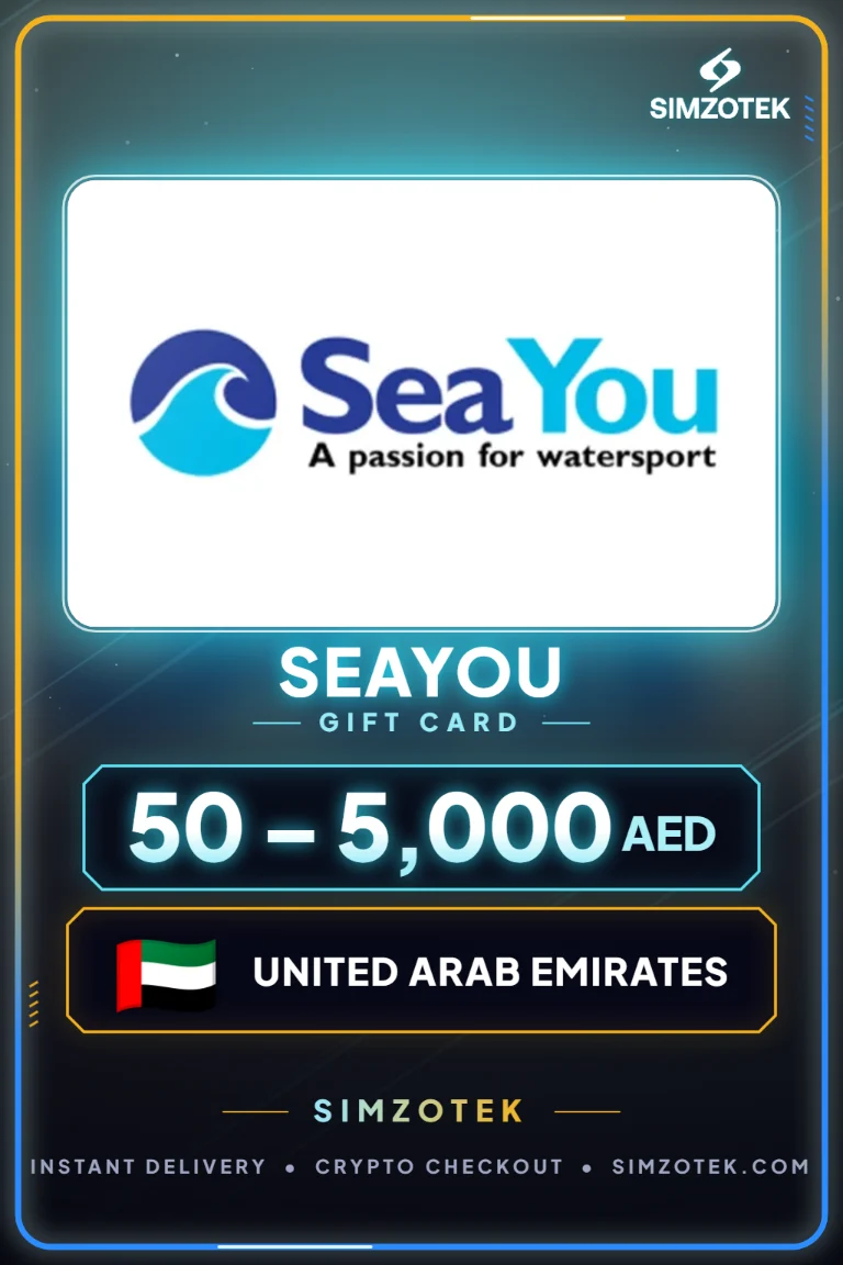 Carta regalo SeaYou (Emirati Arabi Uniti)