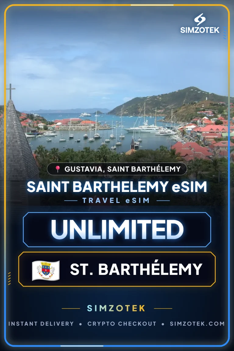 Saint Barthelemy eSIM – Limitsiz İnternet