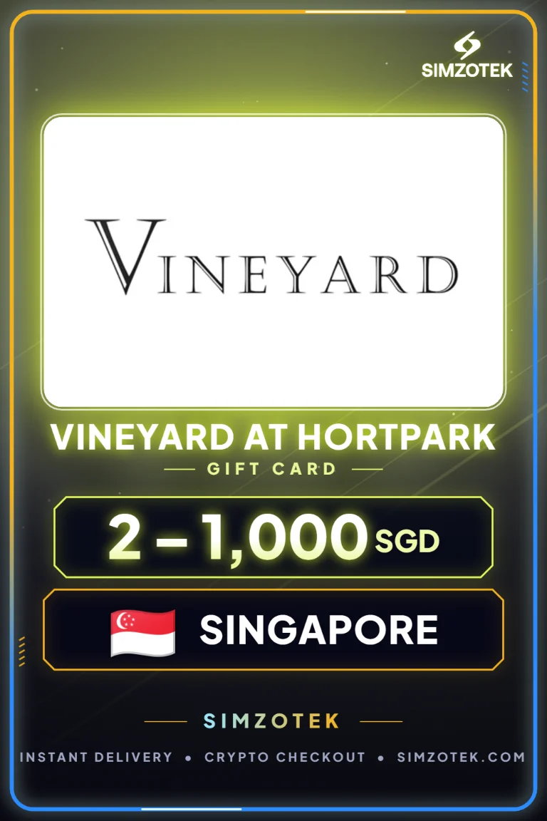 Carta regalo Vineyard at HortPark (Singapore)