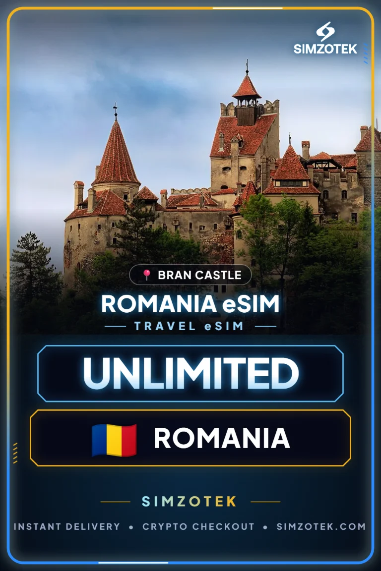 eSIM Rumunsko – neomezená data