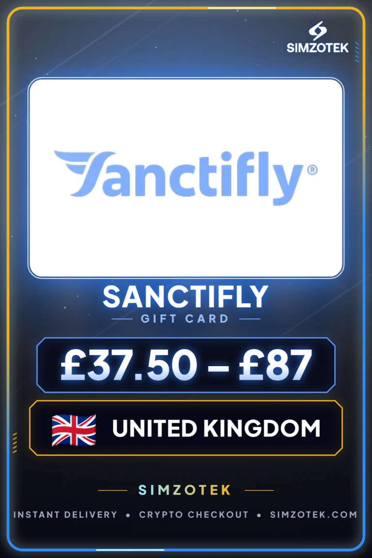 Dárková karta Sanctifly (Spojené království)