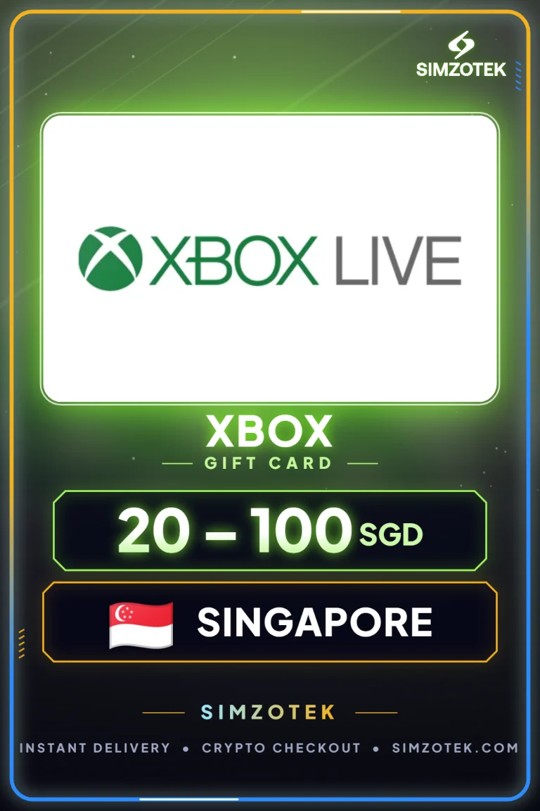 Xbox Gift Card (Singapore)