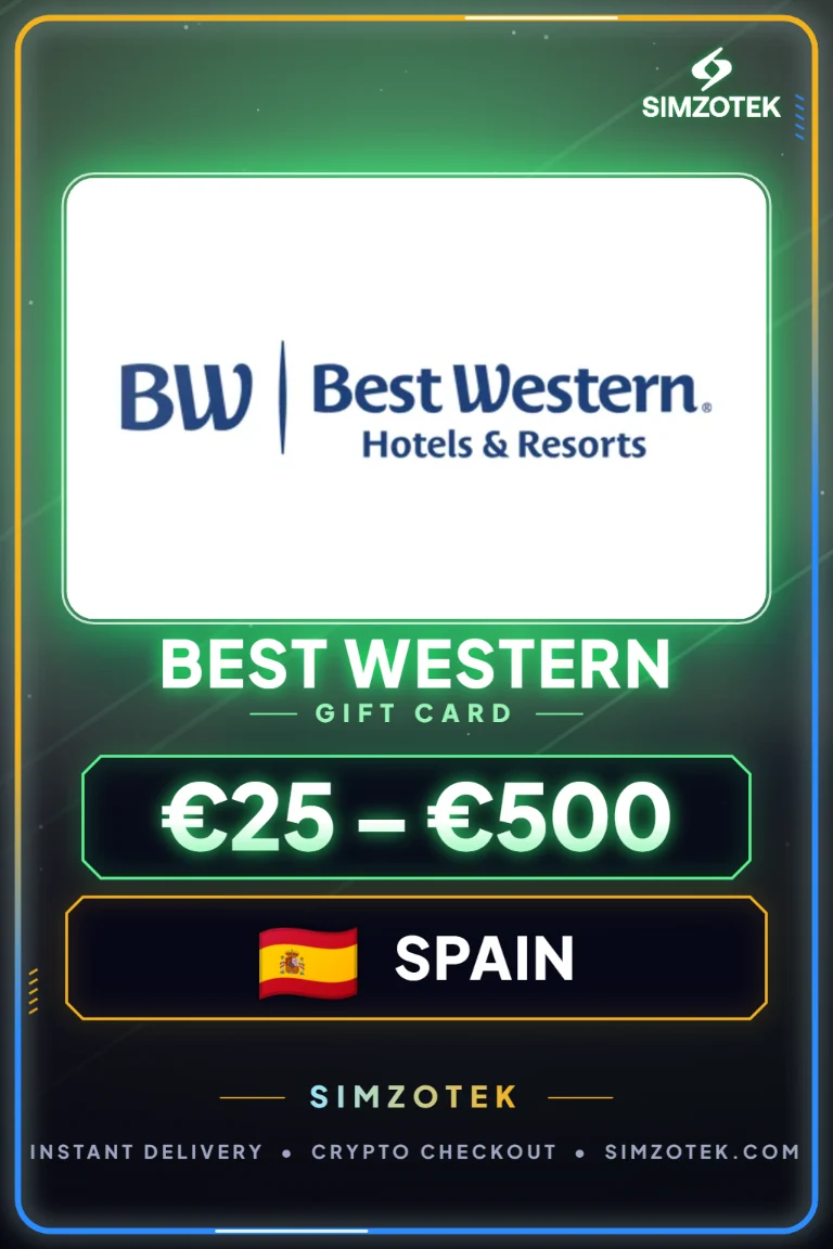 Dárková karta Best Western (Španělsko)