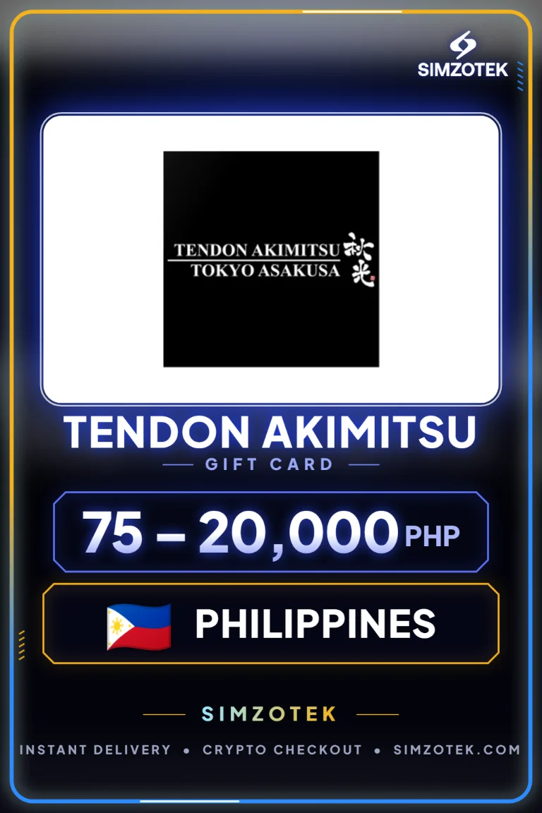 Carta regalo Tendon Akimitsu (Filippine)