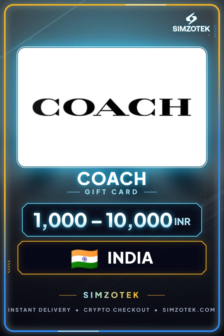 Carta regalo COACH (India)