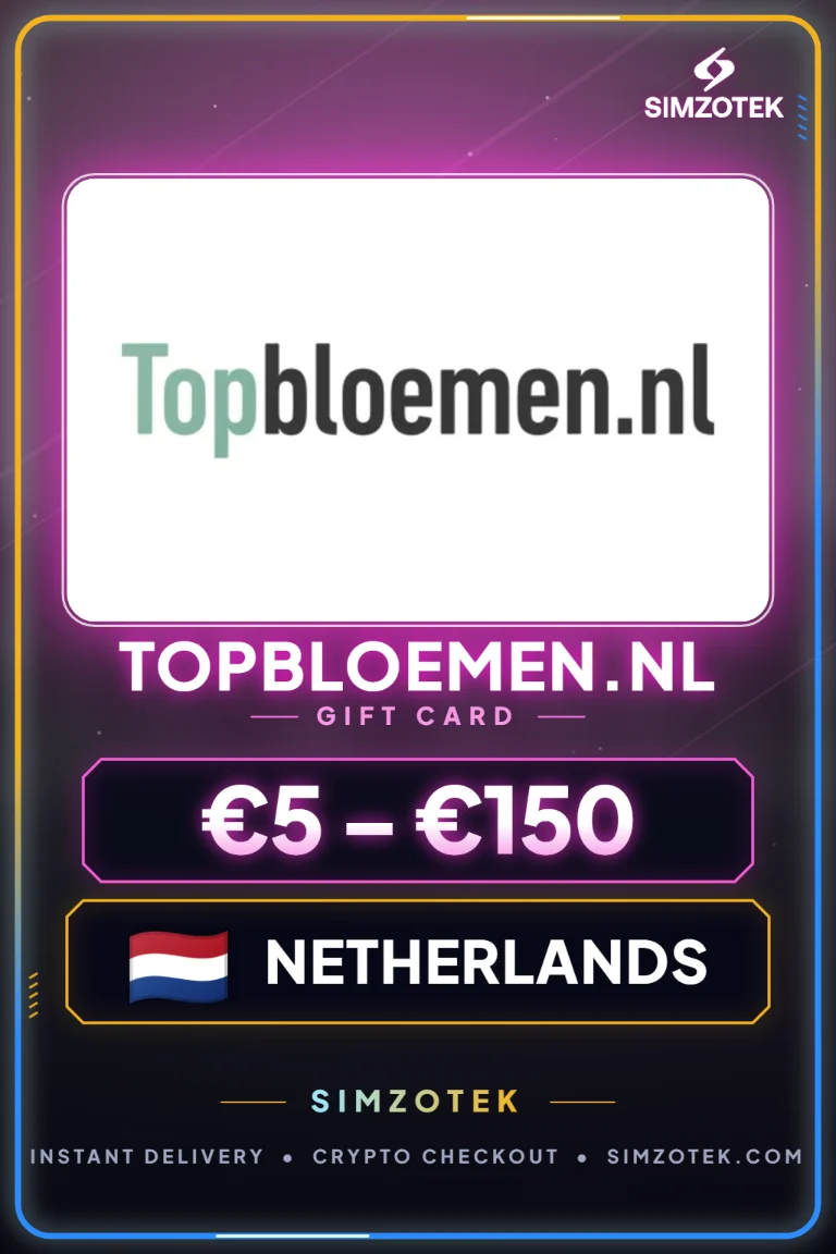 Karta podarunkowa Topbloemen.nl (Holandia)