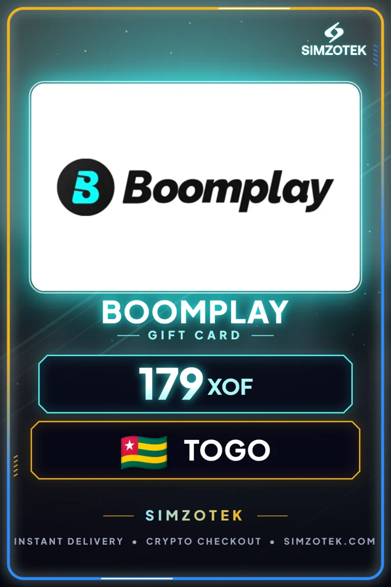 Boomplay Geschenkkarte (Togo)