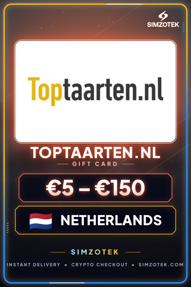 Toptaarten.nl dovanų kortelė (Nyderlandai)