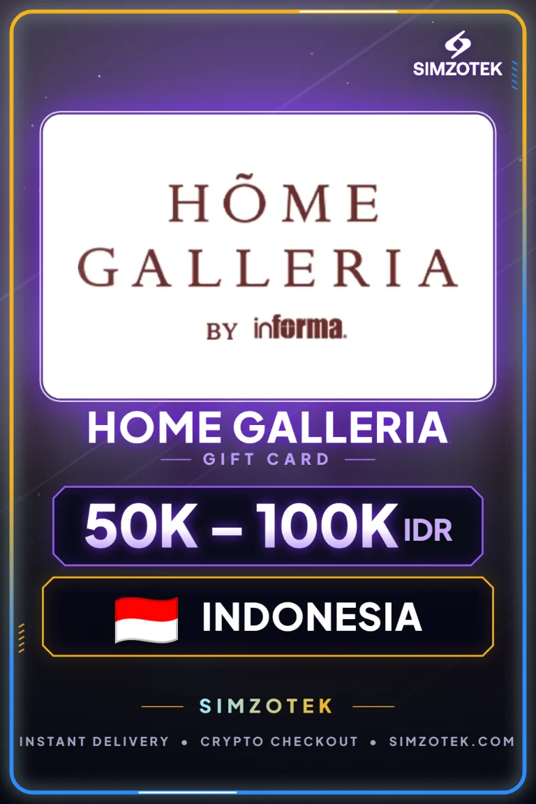 Dárková karta Home Galleria (Indonésie)