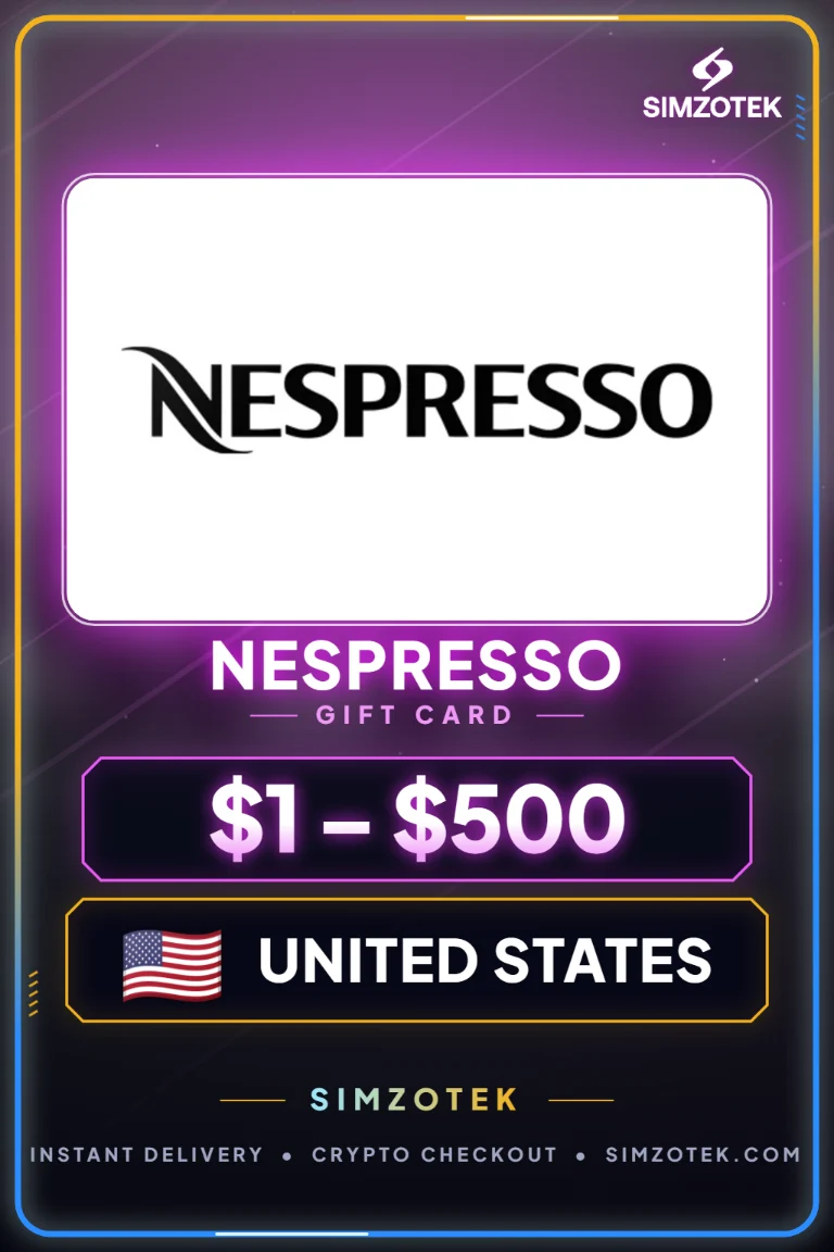 Nespresso kinkekaart (Ameerika Ühendriigid)