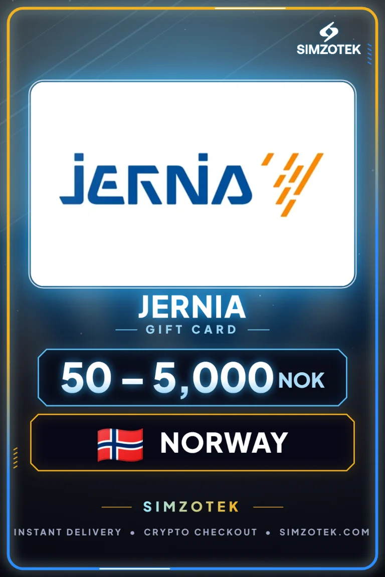 บัตรของขวัญ Jernia (นอร์เวย์)