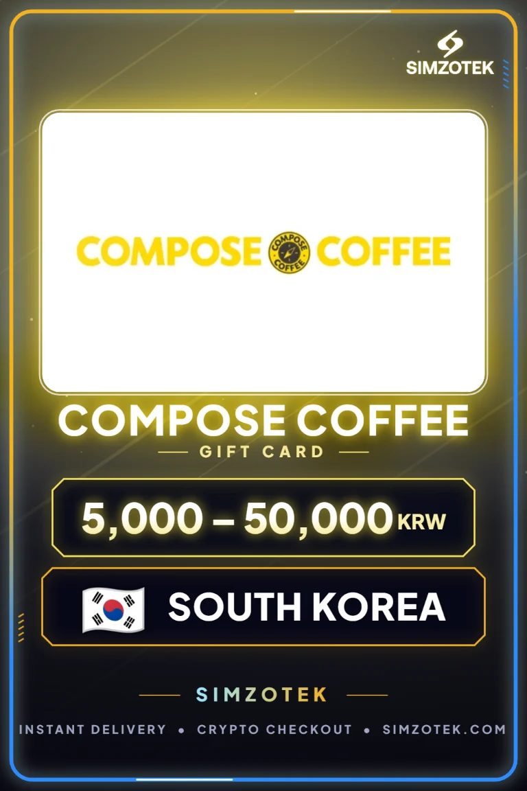 Compose Coffee Gift Card (South Korea)
