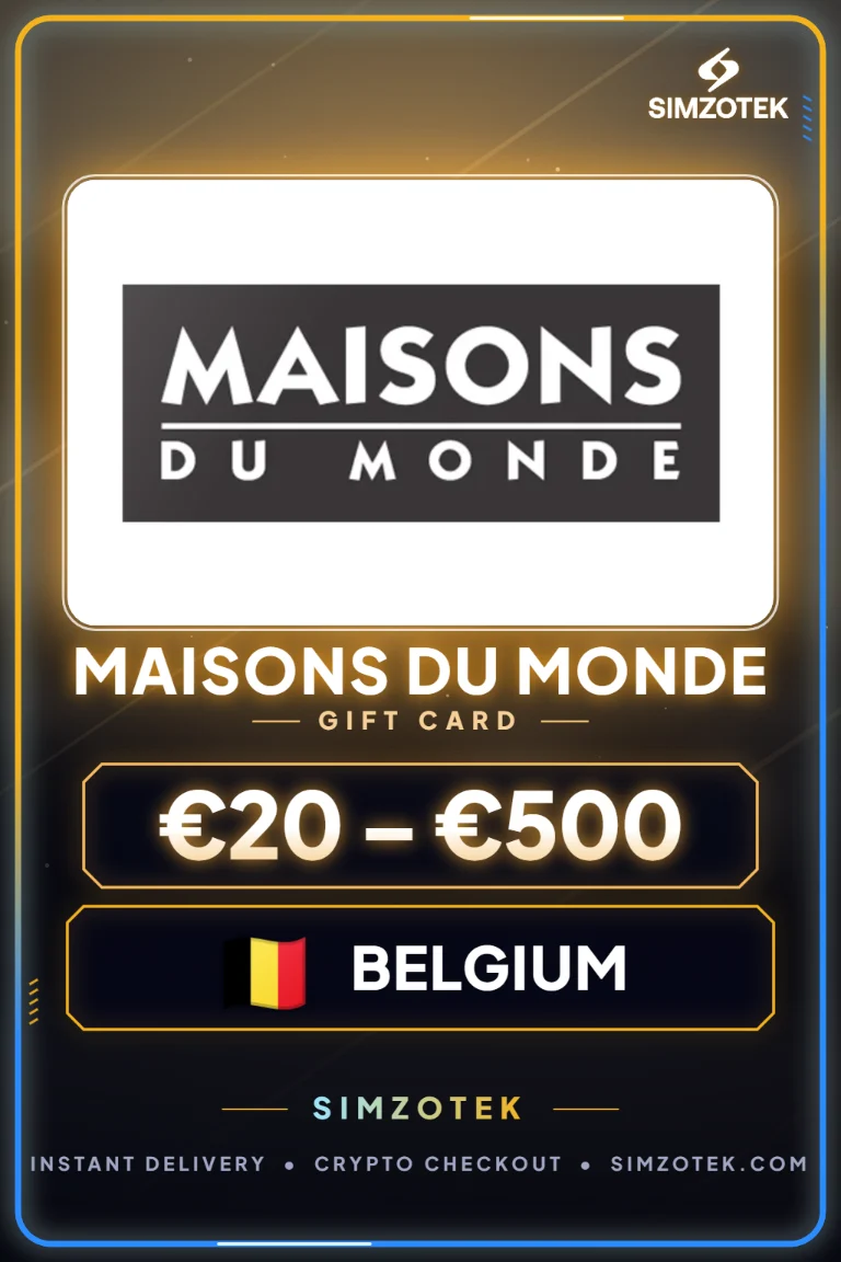 Maisons du Monde 기프트카드 (벨기에)