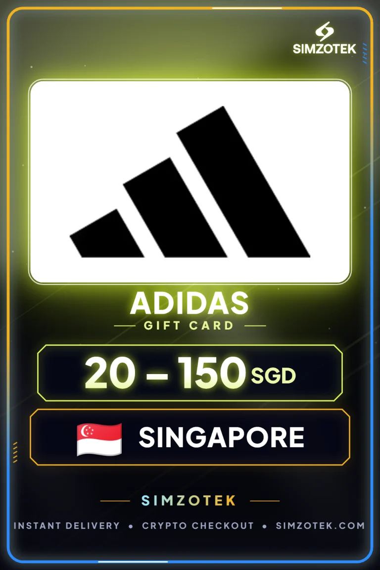 adidas dovanų kortelė (Singapūras)