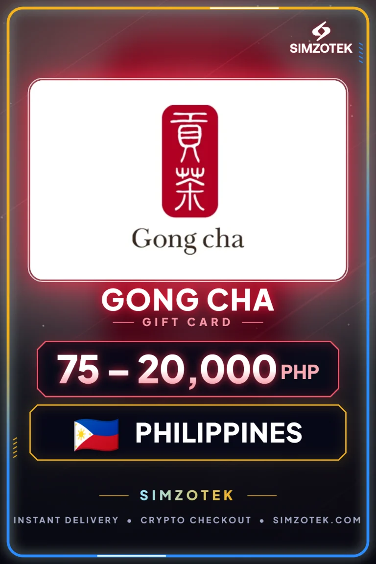 Gong Cha Gift Card (Philippines)