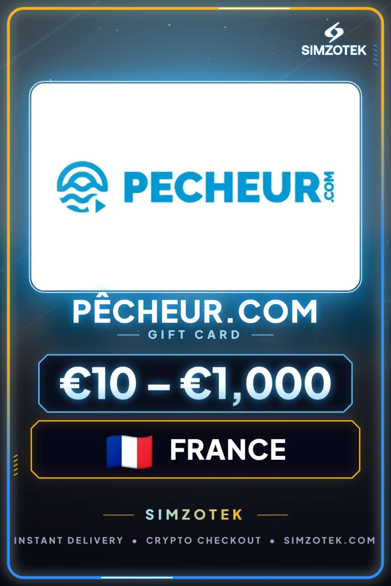 Card cadou Pêcheur.com (Franța)