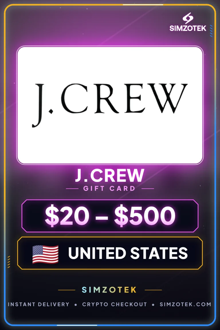 บัตรของขวัญ J.Crew (สหรัฐอเมริกา)
