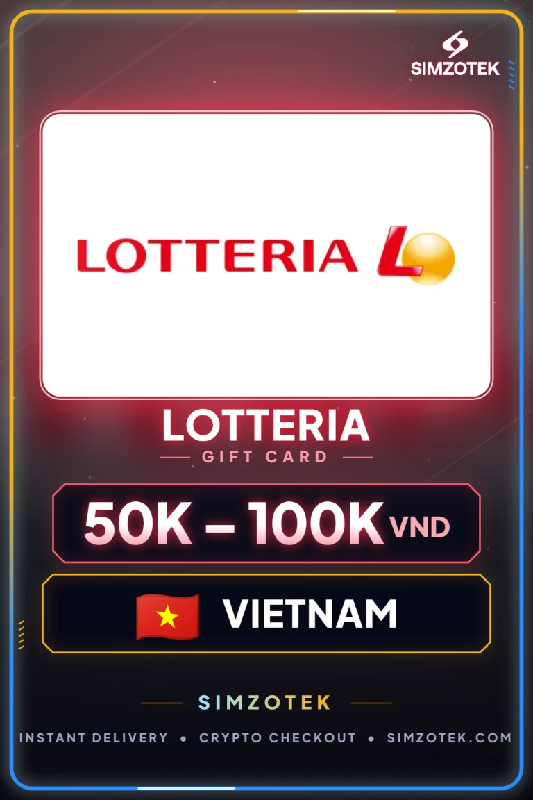 Dárková karta Lotteria (Vietnam)