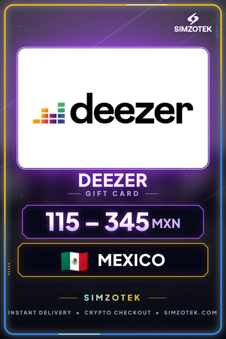 Deezer Gift Card (Mexico)