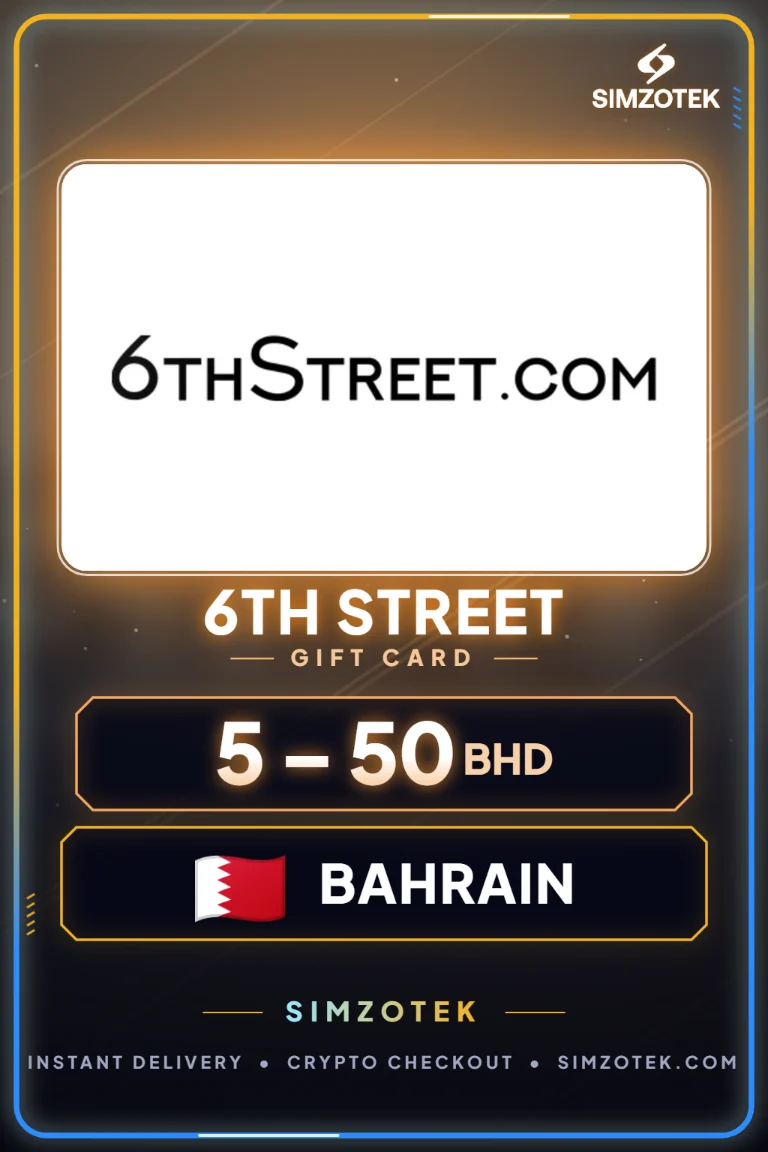 Carta regalo 6TH Street (Bahrein)