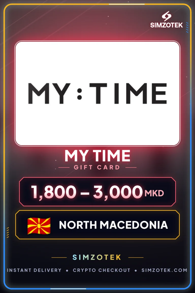 MY TIME 기프트카드 (북마케도니아)