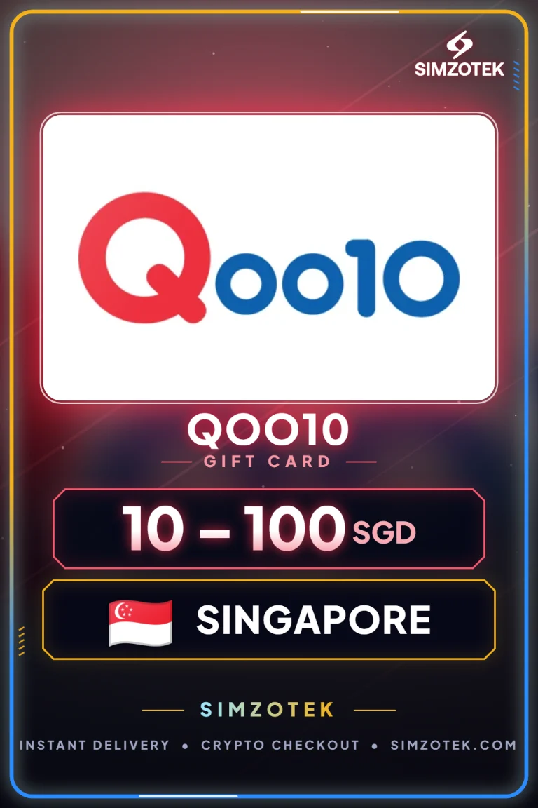 Carta regalo Qoo10 (Singapore)