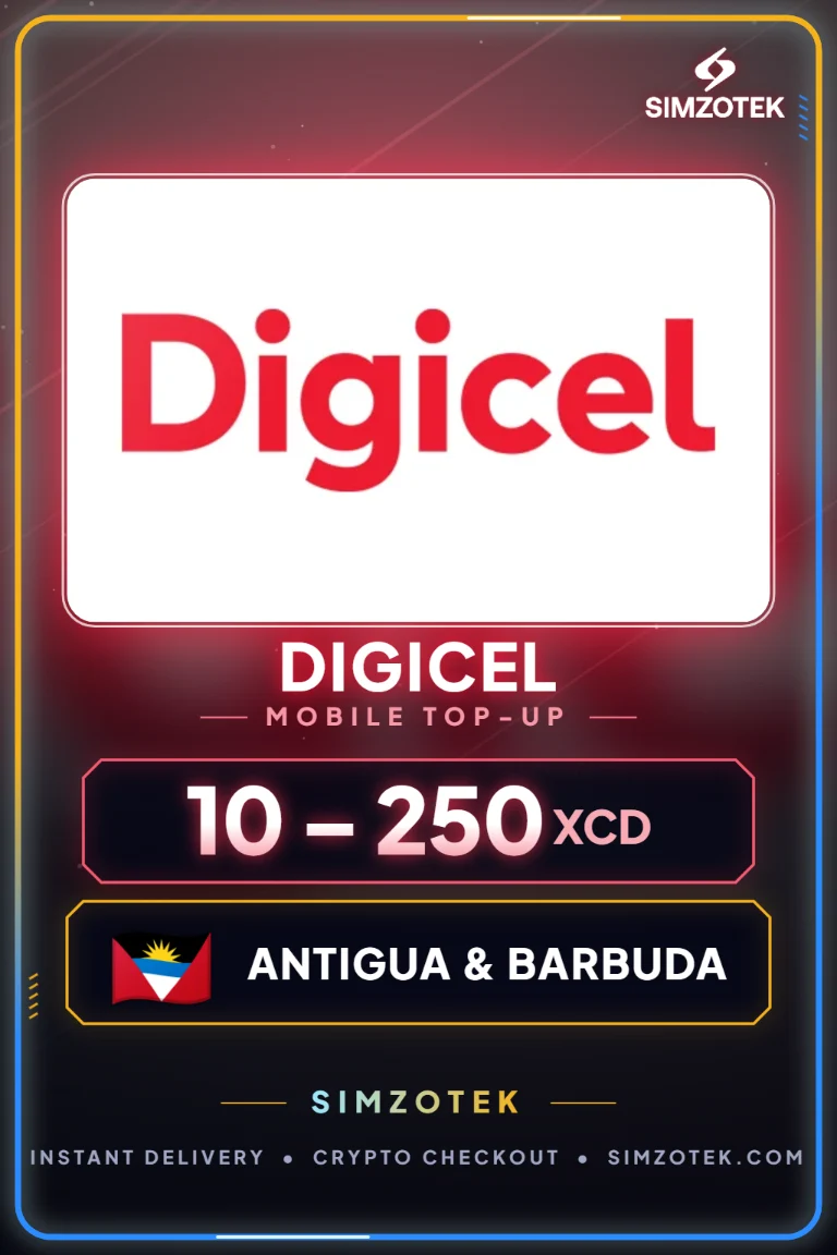 Digicel mobiliojo ryšio papildymas (Antigva ir Barbuda)
