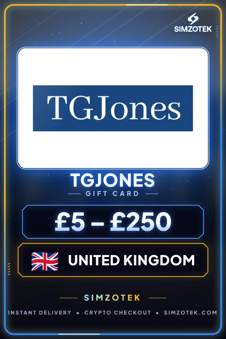 TGJones 기프트카드 (영국)