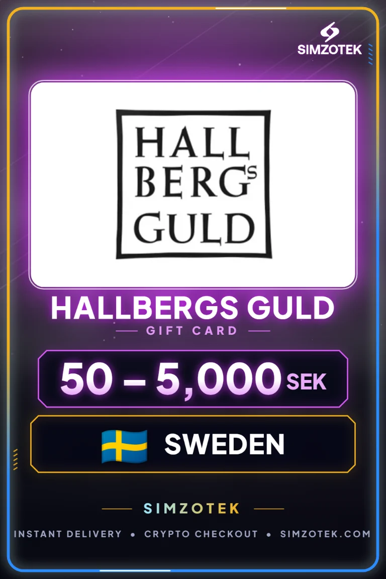 บัตรของขวัญ Hallbergs Guld (สวีเดน)