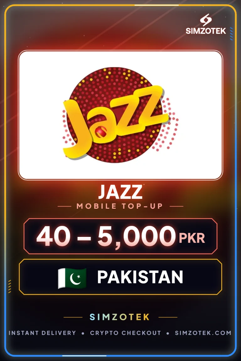 Jazz Mobile Top-Up (Pákistán)