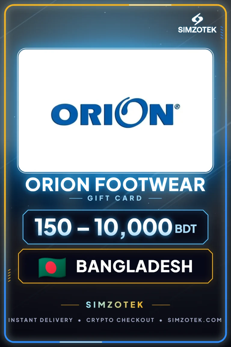 Carta regalo Orion Footwear (Bangladesh)